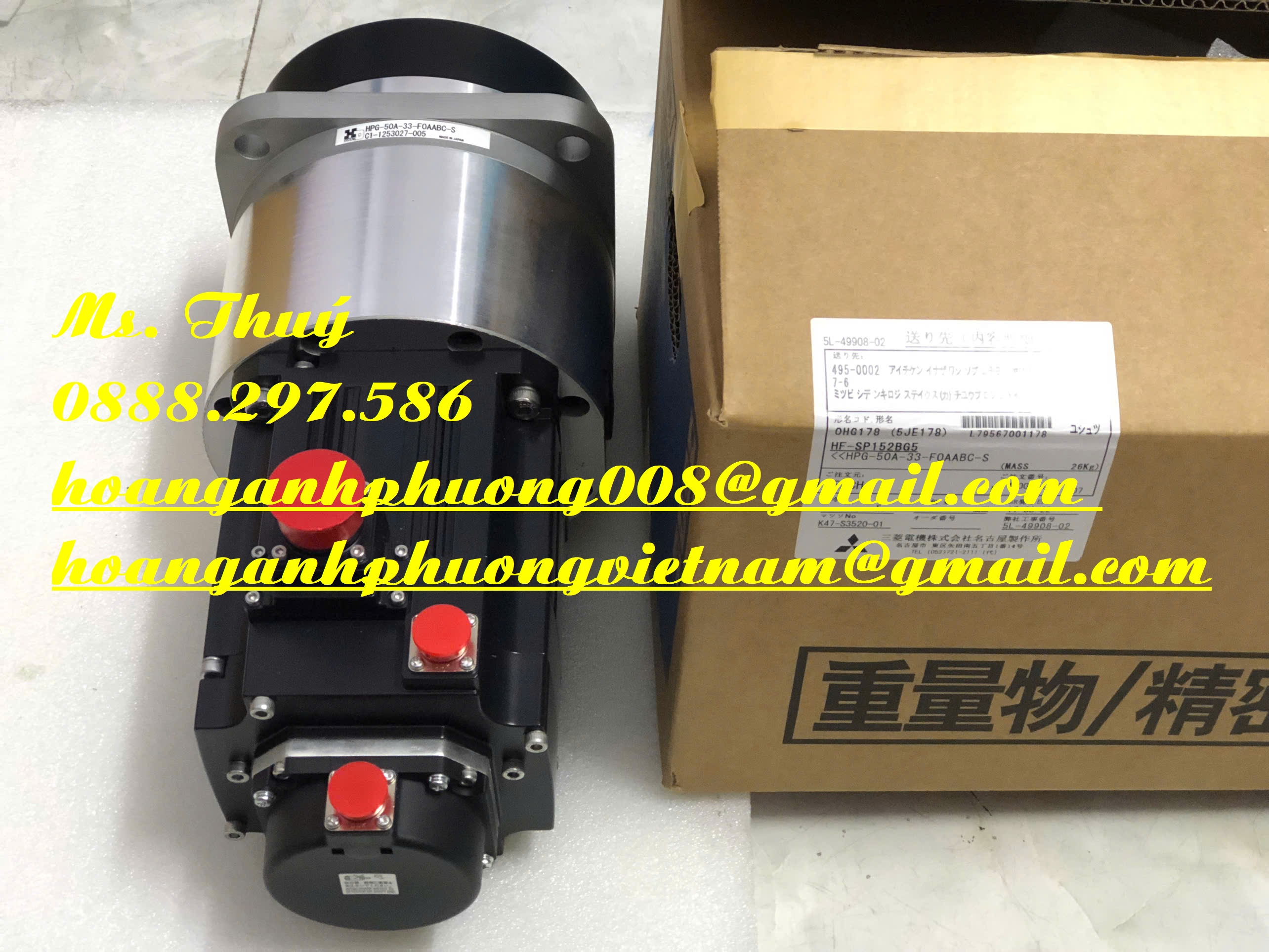 Bộ động cơ cao cấp của Mitsubishi HF-SP152BG5 - Ưu đãi toàn quốc